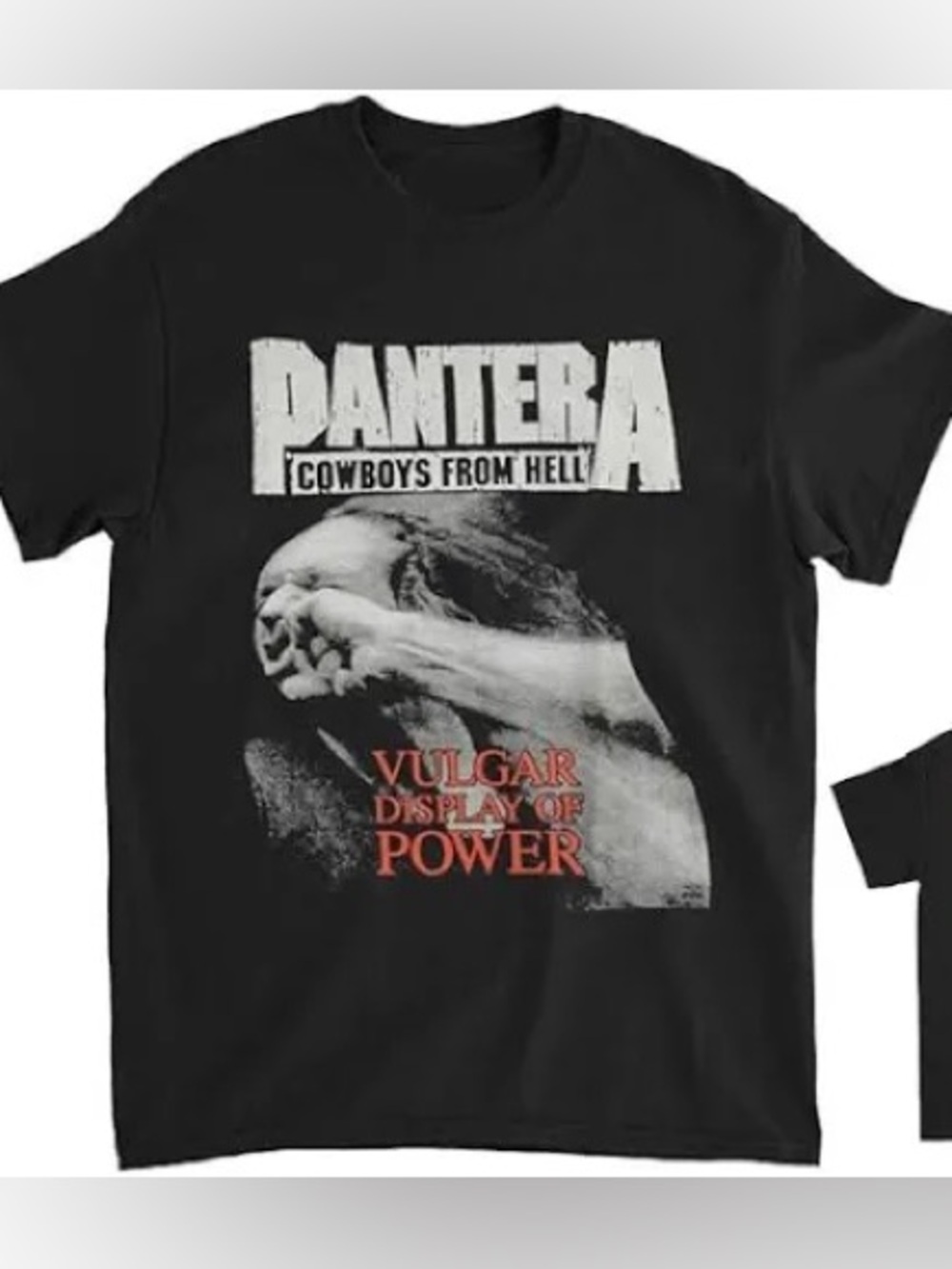 Pantera Men's Vulgar Display of Power T-Shirt Size Large New